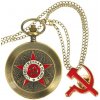 Hodinky s retiazkou CCCP Vlastenecká vojna Kosák a kladivo (retro hodiny na retiazke)