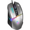 A4tech Bloody W60 Max Activated, RGB podsvícená herní myš, 12000 DPI, USB, ocelově šedá
