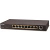 PLANET Technology PLANET PoE switch 1Gbps, 9xTP, 8xPoE 802.3at 30W / 120W, fanless