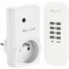 REBEL diaľkový ovládač, diaľkovo ovládaná zásuvka, 1 zásuvka, 1 ovládač biely URZ1225-3