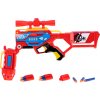 KIK Pištoľ na penové šípky Blaze Storm + 20 šípok červená