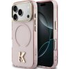 Karl Lagerfeld IML K Head Logo MagSafe kryt pre iPhone 17 Pro Max ružový (KLHMP17X5HTMKHDP)