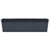 Prosperplast RATOLLA CASE P truhlík s miskou 58,7x17,3x15cm antracit ISR600P