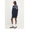 Bavlnené šaty Tommy Jeans tmavomodrá farba, mini, oversize, DW0DW19807 XS