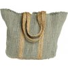 Chic Antique Zelená plážová jutová taška Beach Bag - 40*30*60 cm - Chic Antique