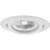 Kanlux Bodové svietidlo okrúhle výklopné biele ARGUS II CT-2114-W 37163