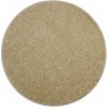 Okrúhly koberec Vopi Piece, chlpatý béžový