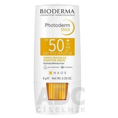 BIODERMA Photoderm Tyčinka SPF 50+ na pery a citlivé miesta 1x8 g, 3701129804438