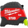 MILWAUKEE 4932498763 svinovací 5m, 5/33 STUD GEN 3, vysoce odolný, nylonová ochrana 4932498763