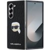 Karl Lagerfeld PU Saffiano Monogram Karl Head Zadní Kryt pro Samsung Galaxy Z Fold 6 Black KLHCZFD6PGKSKIHK