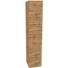 Mereo, Mereo Bino, kúpeľňová skrinka vysoká 163 cm, ľavá, Multidecor, Dub Wotan, MER-CN697DWOT