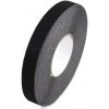 Čierna korundová protišmyková páska FLOMA Super - dĺžka 18,3 m, šírka 2,5 cm, hrúbka 1 mm
