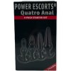 Štartovacia sada análnych zátok Plug-Quatro - balenie 4 Black