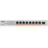 Zyxel XMG-108 8 Ports 2,5G + 1 SFP+, 8 ports 100W total PoE++ Desktop MultiGig unmanaged Switch XMG-108HP-EU0101F ZyXEL