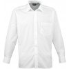 Premier Workwear pánska košeľa s dlhým rukávom PR200 white