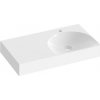 Umývadlo Ravak Lite 80x45 cm otvor pre batériu, bez prepadu XJXL1280000