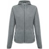 HELSINKI WOMEN. Zateplená bunda z polyesteru pre ženy s opaskom - Sivá, S