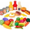 Plastové potraviny do detskej kuchynky – veľká sada 44 ks CASDON