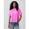 GAP Oversize tričko s logom VintageSoft Ružová XS