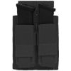 WARRIOR Direct Action Double DA 9mm Pistol Pouch - čierny (W-EO-DPDA-9-BLK)
