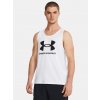 Pánske tielko Under Armour UA SPORTSTYLE LOGO TANK Biela SM