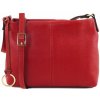 Mäkká kožená taška cez rameno TL Bag Tuscany Leather Farba: Ružovočervená