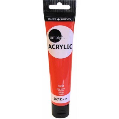 DR akryl farba 75ml Scarlet