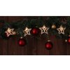 Tracon Electric Vianočná reťaz TR-X22052 LED drev. hviezda, čas., 2xAA