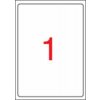 Etikety, univerzálne, 199,6x289,1 mm, zaoblené rohy, APLI, 100 etikiet bal
