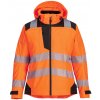 PORTWEST HI-VIS PW389 / Dámska reflexná bunda do dažďa - HV oranžová/čierna M