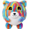 Nafukovací plyšový kamarát - Medvedík duhový 23cm