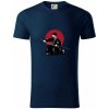 Japan culture - samurai - Tričko z organickej bavlny - M ( Tmavomodrá (veľmi tmavá - skoro čierna) )