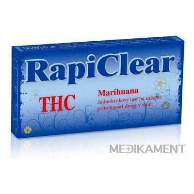 RapiClear THC (Marihuana) IVD, test drogový na samodiagnostiku 1x1 ks