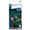 Farebné ceruzky, šesťhranné, STAEDTLER 146M, 12 rôznych kovových farieb