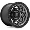 FUEL Fuel UTV D784 UNIT UTV 7x15 4x156 ET10 Gunmetal W/ Matte Black Ring 132