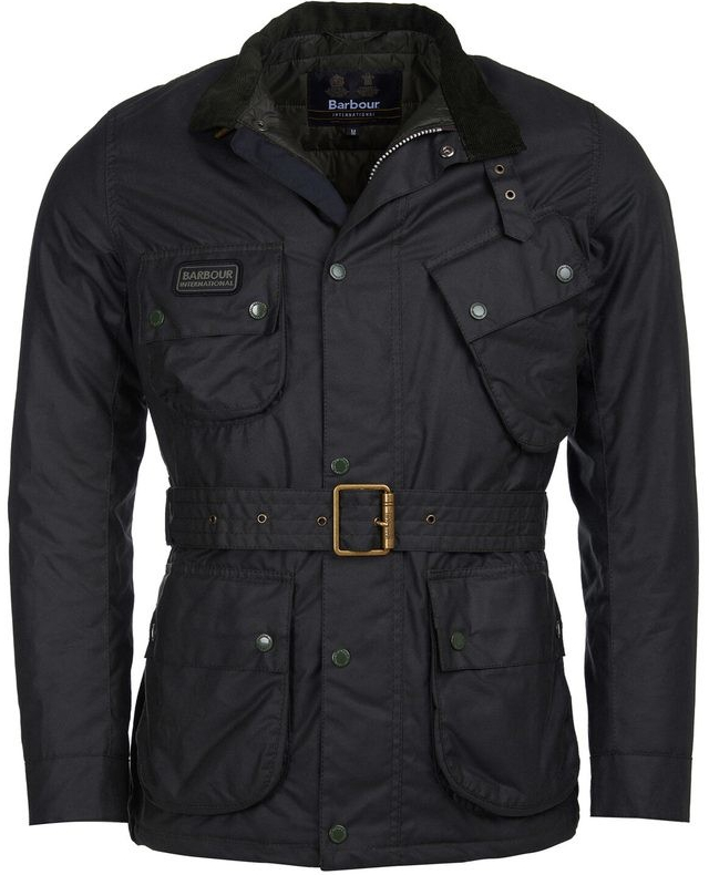 Barbour International SL Waxed jacket Sage