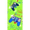 Textilomanie Rýchloschnúca plážová osuška GO WIN 100x180 cm zelená, 100% mikrovlákno