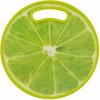 Altom Design Kuchynská doska Sun & Fruit Limetka – okrúhla plastová doska na krájanie 30 cm