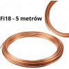 Medená rúrka Emix 18 mm, 5 m, hrúbka steny 1 mm