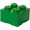 LEGO® Úložný box 25 x 25 x 18 cm tmavě zelená