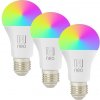 IMMAX NEO SMART sada 3x LED žárovka E27 11W RGB+CCT barevná a bílá, stmívatelná, Zigbee, TUYA 07743C