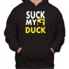 Fajntričko Mikina Suck my DUCK, Farba čierna, Strih/ Variant Pánsky/UNISEX
