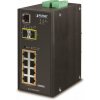 Planet IGS-10020HPT průmyslový L2 switch, 8x1Gb, 2x2.5Gb SFP, PoE 802.3at 240W, 12-48VDC, -40~75°C, 1xRJ45-to-RS232,IP30 (IGS-10020HPT)