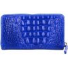 Mondo Italia Kožená peňaženka 382 azurovo modrá Made in Italy Modrá