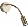 Searchlight | Searchlight 2256AB - LED Flexibilná lampička ADJU LED/1W/230V | SR0131