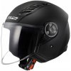 Otvorená motocyklová prilba LS2 OF616 AIRFLOW II čierna matná JET ECE 22.06