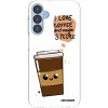 Picasee silikonový průhledný obal pro Samsung Galaxy A15 A156B 5G - Cute coffee