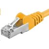 Premiumcord sp6asftp010Y Patch, CAT6a S-FTP, RJ45-RJ45, AWG 26/7, 1m, žlutý