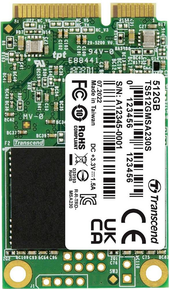 Transcend MSA230S 512GB, TS512GMSA230S