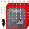 SAPRO Vianočný svetelný záves multikolor 300 LED ISO 11331, IP44